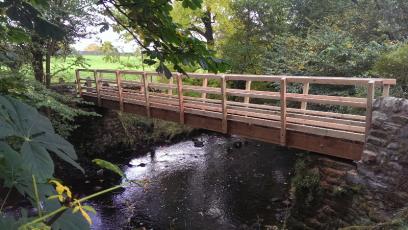 Hartlington footbridge