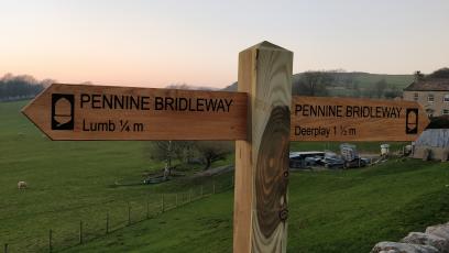 Bridleway sign