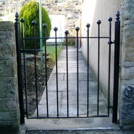 Bespoke wrought iron hand gate