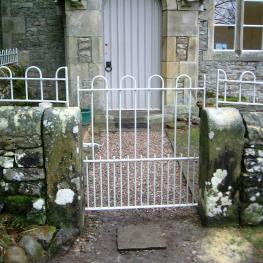 Bespoke wrought iron hand gate