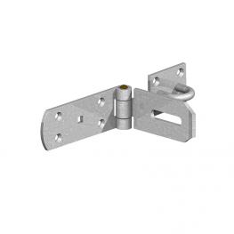 10 inch galvanised hasp and staple