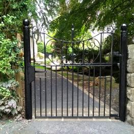 Wrought iron hand gate