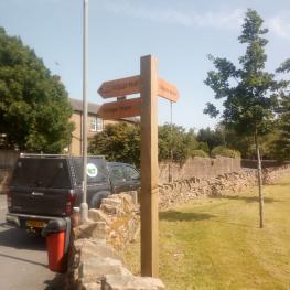 Finger post sign