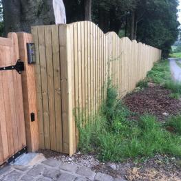 Timber fencing 