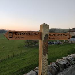 Bridleway sign