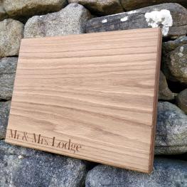 Bespoke routered chopping board