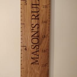 Bespoke measuring ruler