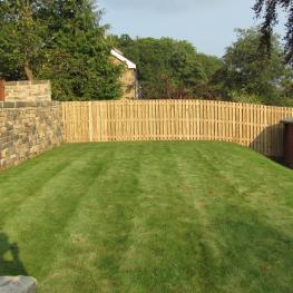 Hit and miss timber fencing 