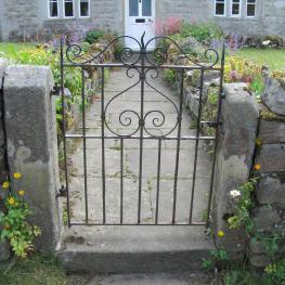 Wrought iron hand gate
