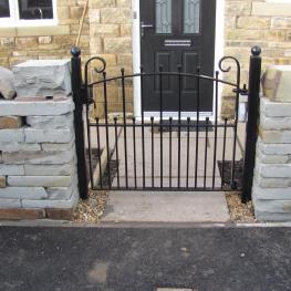Wrought iron hand gate