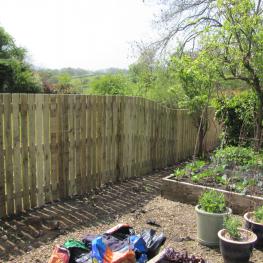 Timber fencing 