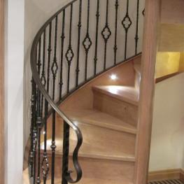 Wrought iron bespoke staircase
