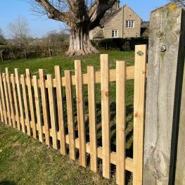 Tanalised Paled Fencing 
