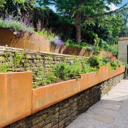 Corten planters