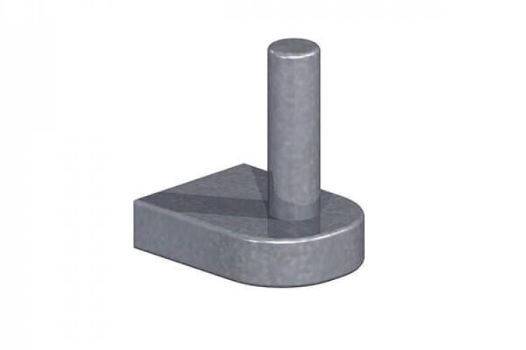 Hook to weld flat Hook to weld flat